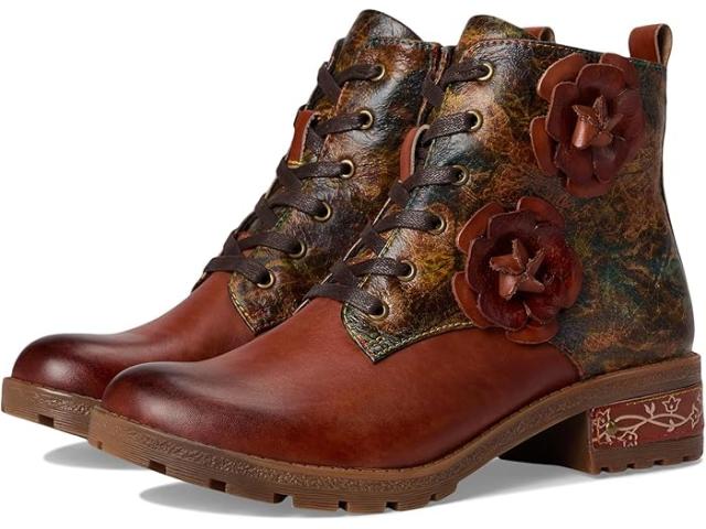 (取寄) ラルティストバイスプリングステップ レディース  L'Artiste by Spring Step women Martinela Brown Multi