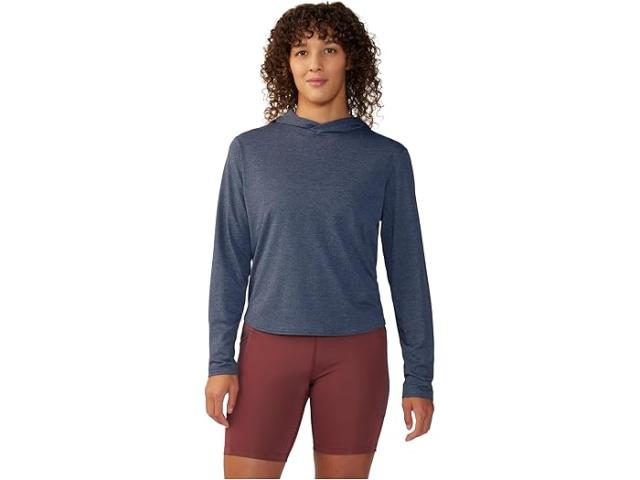 (取寄) マウンテンハードウェア レディース サンブロッカー ロング スリーブ ブーディ Mountain Hardwear women Sunblocker Long Sleeve Hoodie Blue Slate Heatherの通販は 17,523円