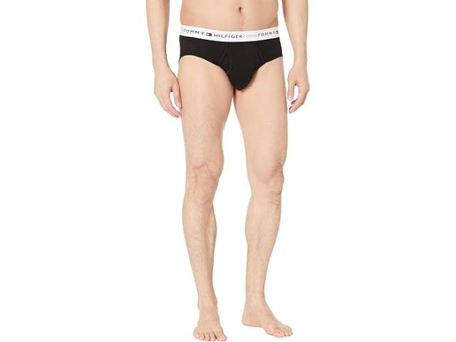 (取寄) トミーヒルフィガー メンズ コットン クラシックス 7-パック ブリーフ   men   Cotton Classics 7-Pack Brief Black