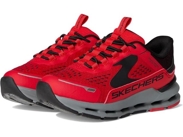 (取寄) スケッチャーズ キッズ メンズ ハンズ フリー グライド-ステップ + ビスタ レーン (リトル キッド/ビッグ キッド) SKECHERS KIDS men Hands Free Slip-ins, Glide-step + Vista Lane 404203L (Little Kid/Big Kid) Red/Black