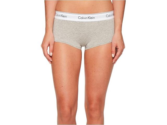 (取寄) カルバンクライン アンダーウェア レディース モダン コットン ボーイショーツ Calvin Klein Underwear women Calvin Klein Underwear Modern Cotton Boyshort Grey Heatherの通販は 8,109円