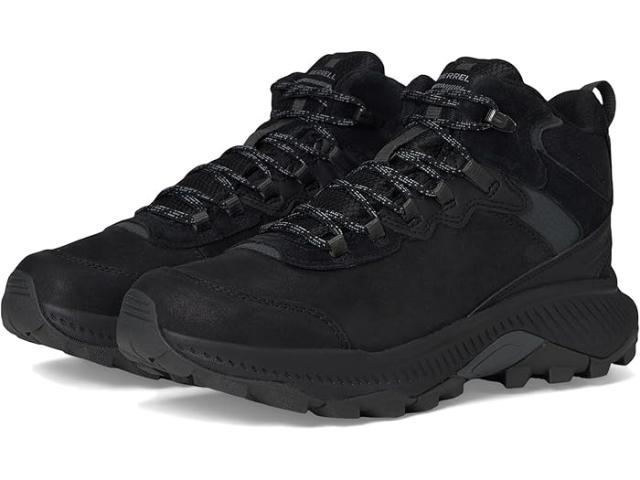 (取寄) メレル メンズ スピード ストライク 2 ミッド LTR ウォータープルーフ Merrell men Speed Strike 2 Mid LTR Waterproof Black