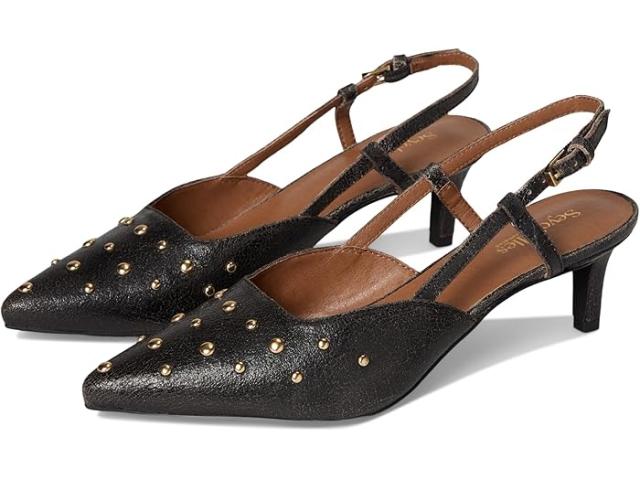 (取寄) セイシェル レディース クロフォード クラックル レザー ポンプ Seychelles women Crawford Crackle Leather Pump Black/Beige