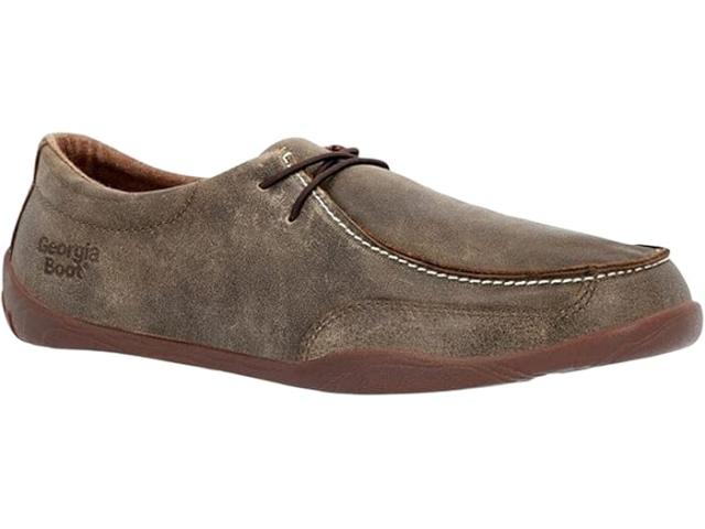 (取寄) ジョージア ブーツ メンズ シーダー フォールズ モック ワラビー Georgia Boot men Georgia Boot Cedar Falls Moc Wallabe Brownの通販は 16,968円