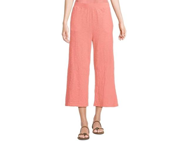 (取寄) モッドオードック レディース ワイド レッグ クロップド パンツ Mod-o-doc women Wide Leg Cropped Pants Coral Bliss