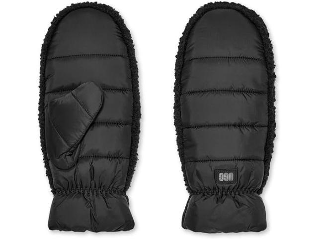 (取寄) アグ レディース AW アグフラフ ミトン UGG women Aw Uggfluff Mitten Black