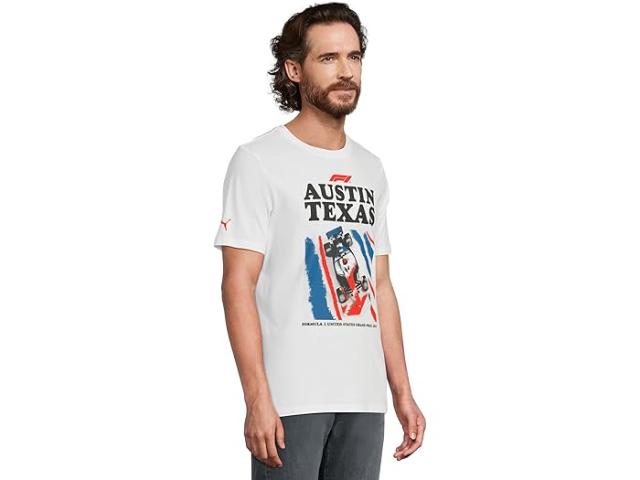 (取寄) プーマ メンズ フォーミュラ 1 グラフィック T-シャツ PUMA men Formula 1 Graphic T-Shirt Puma White Austin AH25 取寄) プーマ メンズ フォーミュラ 1 グラフィック T-シャツ PUMA men