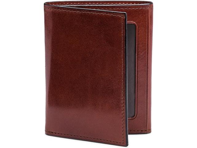 (取寄) ボスカ メンズ オールド レザー コレクション - トリフォールド ウォレット Bosca men Old Leather Collection - Trifold Wallet Dark Brown Leatherの通販は 27,099円