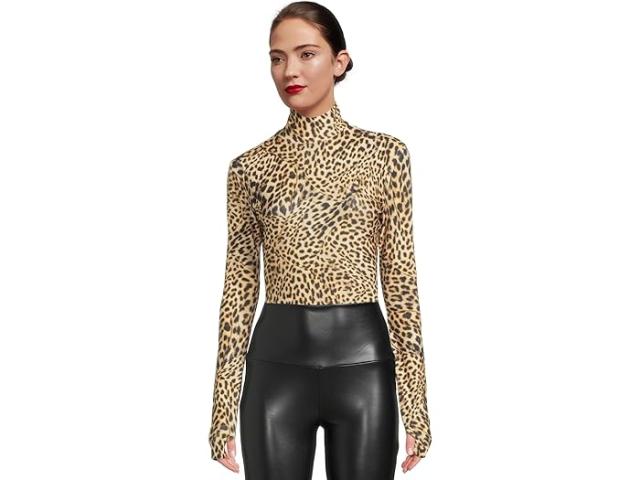 (取寄) ノーマ カマリ レディース スリム フィット ロング スリーブ タートル トップ Norma Kamali women Norma Kamali Slim Fit Long Sleeve Turtle Top Cheetah Patchの通販は