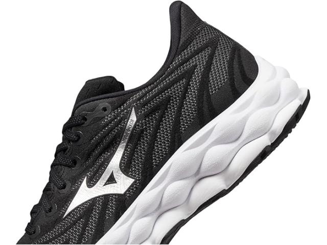 (取寄) ミズノ レディース ウェーブ スカイ 8 Mizuno women Mizuno Wave Sky 8 Black/Silver_4