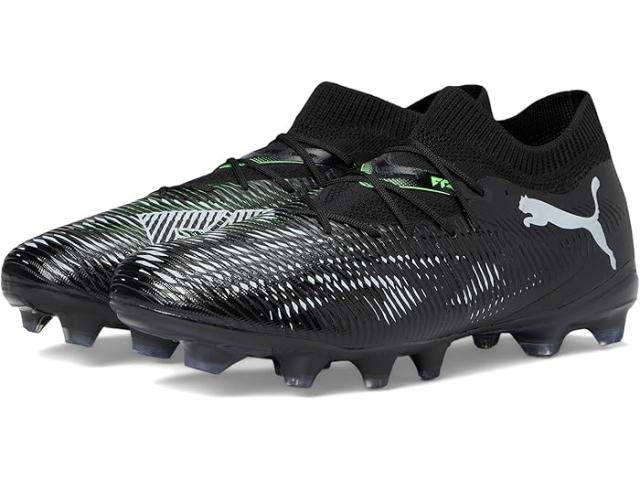(取寄) プーマ メンズ フューチャー 8 マッチ アーティフィシャル グランド サッカー クリーツ PUMA men Future 8 Match Firm, Artificial Ground Soccer Cleats Puma Black-Cool Light Gray-Fluo Green