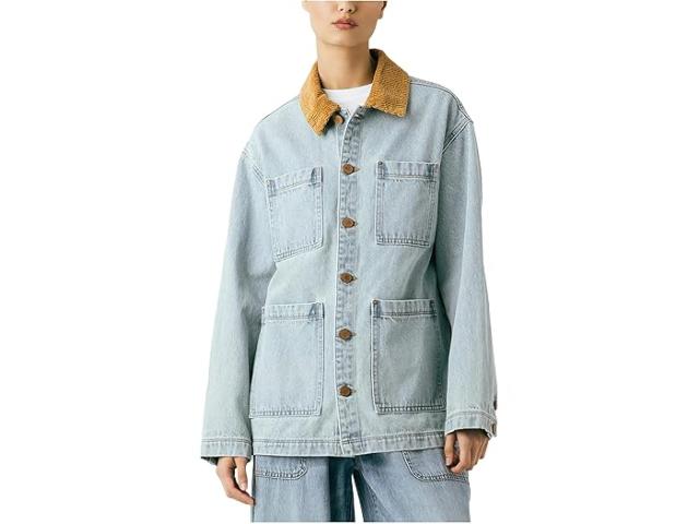(取寄) ブランクニューヨーク レディース クラック オブ ドーン デニム シャツ ジャケット Blank NYC women Crack Of Dawn Denim Shirt Jacket Blue
