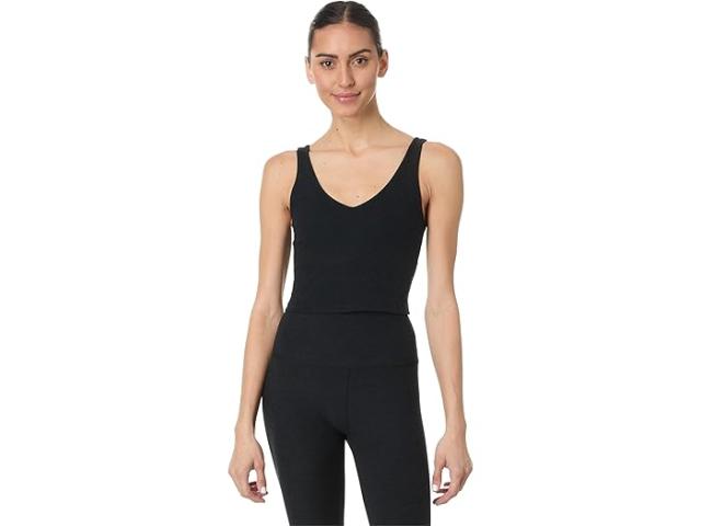 (取寄) ビヨンドヨガ レディース スペースダイ グッド デイ クロップド タンク Beyond Yoga women Spacedye Good Day Cropped Tank Darkest Night