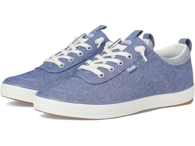 (取寄) ケッズ レディース センター 3 スリッポン Keds women Center III Slip-On Blue Chambray