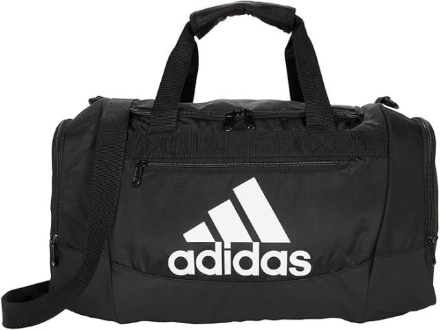 (取寄) アディダス ディフェンダー 4 スモール ダッフル バッグ adidas Defender 4 Small Duffel Bag Black/White
