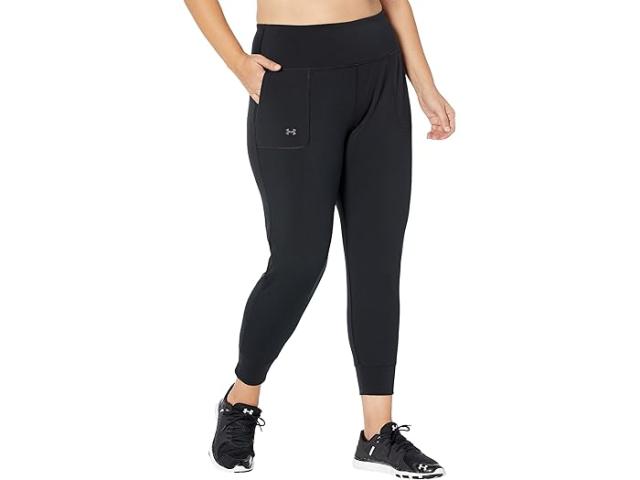 (取寄) アンダーアーマー レディース プラス サイズ モーション ジョガーズ Under Armour women Plus Size Motion Joggers Black/Jet Gray