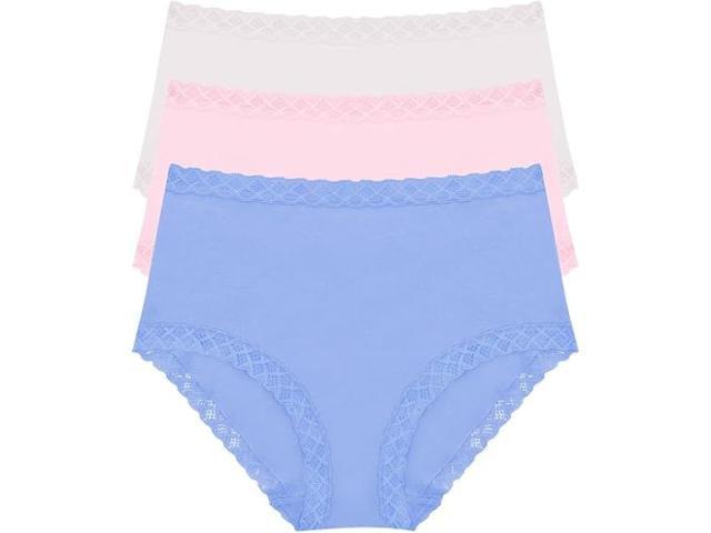 (取寄) ナトリ レディース ブリス フル ブリーフ 3-パック Natori women Bliss Full Brief 3-Pack Blue Iris/Soft Mulberry/Mink