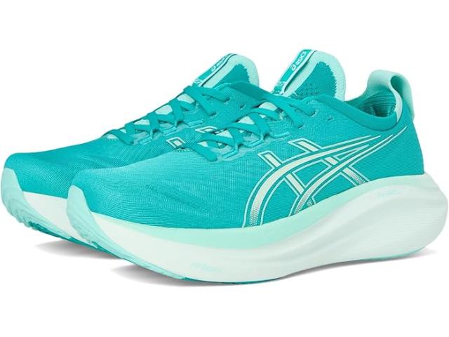 (取寄) アシックス レディース ゲル-ニンバス 27 ASICS women GEL-Nimbus 27 Wave Teal/Illuminate Mintの通販は