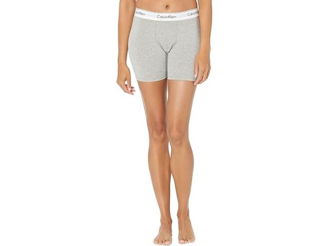 (取寄) カルバンクライン アンダーウェア レディース モダン コットン ボクサー ブリーフ   Underwear women Modern Cotton Boxer Brief Grey Heather 1