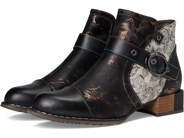 (取寄) ラルティストバイスプリングステップ レディース  L'Artiste by Spring Step women Sipperb Black Multi