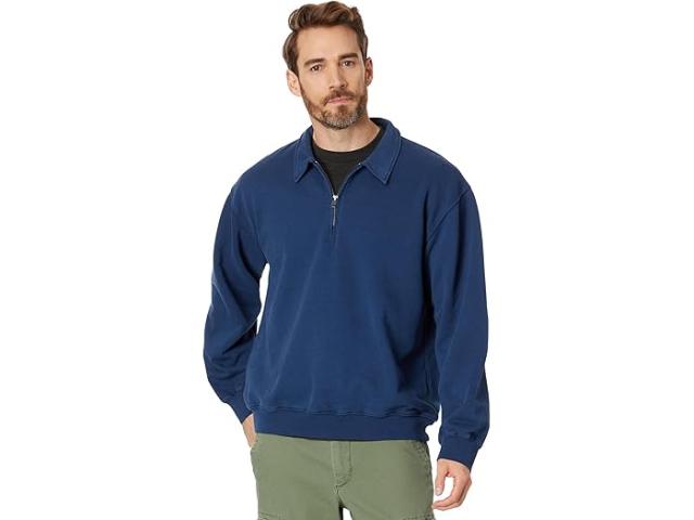 (取寄) メイドウェル メンズ マッカレン ミッドウエイト クォーター-ジップ スウェットシャツ Madewell men McCarren Midweight Quarter-Zip Sweatshirt Warm Midnightの通販は