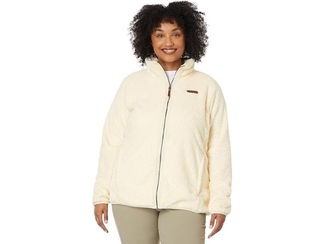 (取寄) コロンビア レディース プラス サイズ ファイアー サイド リ シェルパ フル ジップ Columbia women Columbia Plus Size Fire Side II Sherpa Full Zip Chalk
