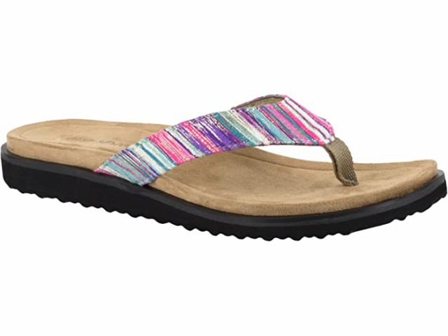 (取寄) イージーストリート レディース スティービー Easy Street women Easy Street Stevie Purple Striped Metallic Multiの通販は 15,443円