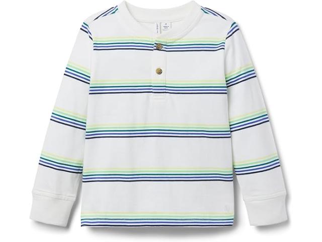 (取寄) ジャニー アンド ジャック ボーイズ ストライプ ヘンリー ティー (トドラー/リトル キッド/ビッグ キッド) Janie and Jack boys Stripe Henley Tee (Toddler/Little Kid/Big Kid) Multi Colorの通販は