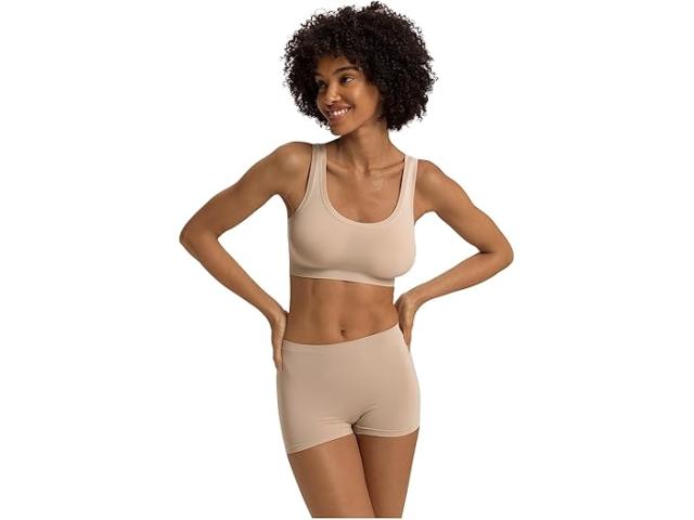 (取寄) ハンロ レディース タッチ フィーリング クロップ トップ Hanro women Touch Feeling Crop Top Coffee Quartz