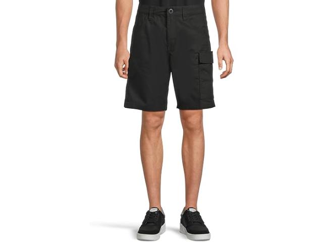 (取寄) ボルコム メンズ キャリパー リ リラックスド-フィット ワーク ショーツ Volcom men Caliper II Relaxed Work Shorts Black