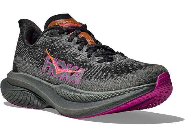 (取寄) ホカオネオネ レディース マッハ 6 Hoka women Hoka Mach 6 Black/Fuchsiaの通販は 30,030円