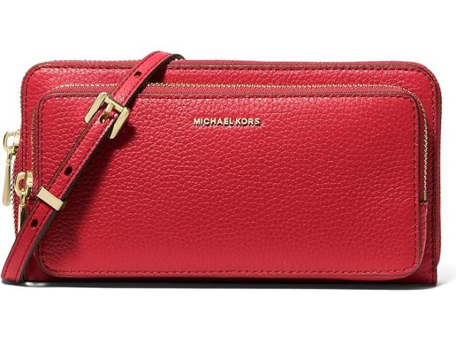(取寄) マイケルコース レディース ジェット セット ラージ コンチネンタル エックスボディ MICHAEL Michael Kors women Jet Set Large Continental Xbody Crimson