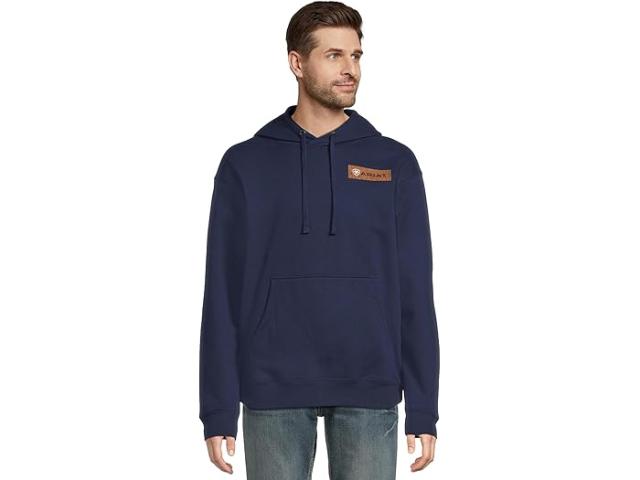 (取寄) アリアット メンズ スタック ブーディ Ariat men Woodshop Stack Hoodie Navy