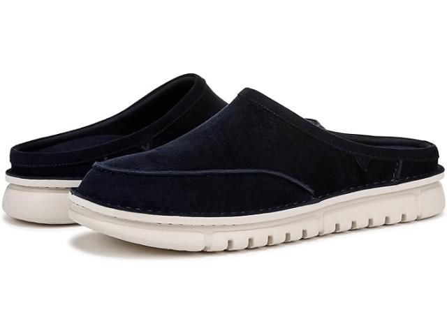 (取寄) バイオニック メンズ クロッグス ミュールズ VIONIC men VIONIC Muptown Clogs Mules Navy Blazer Waxed Suede