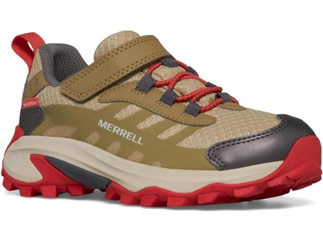 (取寄) メレル キッズ キッズ モアブ スピード 2 ロー A/C ウォータープルーフ (リトル キッド/ビッグ キッド) Merrell Kids kids Moab Speed 2 Low A/C Waterproof (Little Kid/Big Kid) Coyote