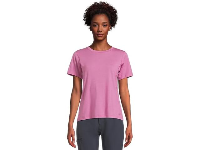 (取寄) アークテリクス レディース ラナ メリノ ウール クルー ショート スリーブ Arc'teryx women Lana Merino Wool Crew Short Sleeve Alpenglow