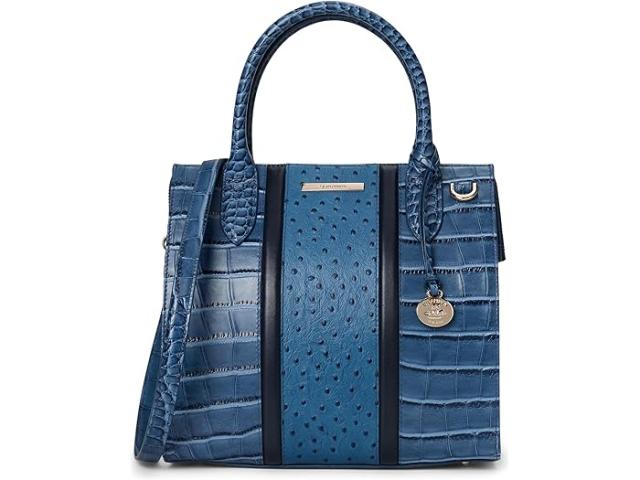 (取寄) ブラーミン レディース スモール キャロライン Brahmin women Small Caroline Retro Blue