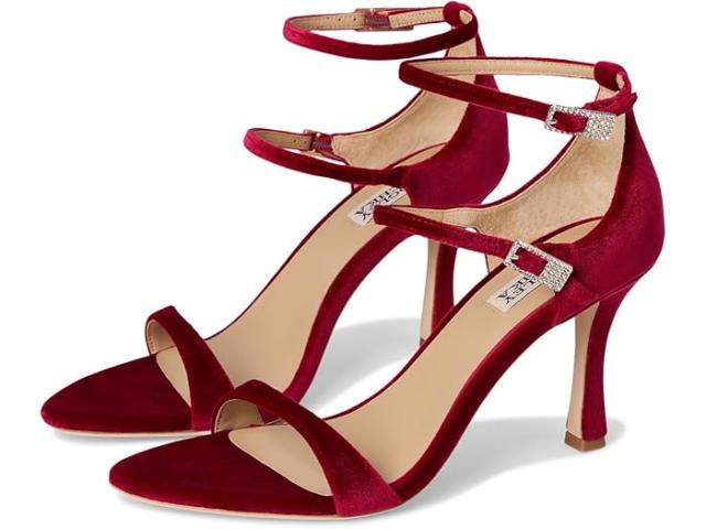 (取寄) バッジェリーミシュカ レディース バレンシア Badgley Mischka women Valencia Red Velvet