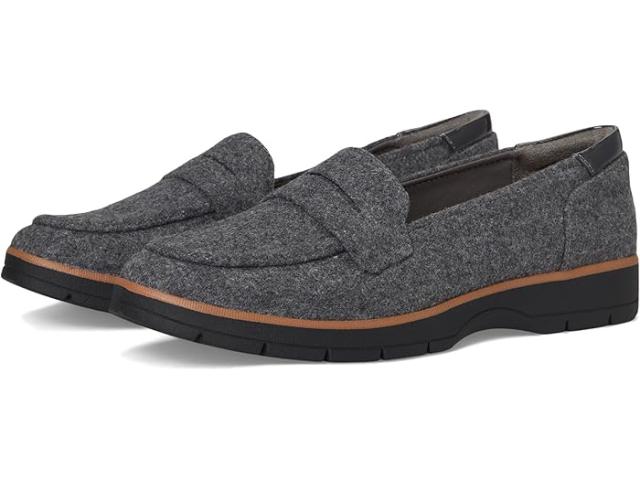 (取寄) ドクターショール レディース ナイス デイ シューズ Dr. Scholl's women Nice Day Loafer/Moc Shoes Charcoal Grey Wool