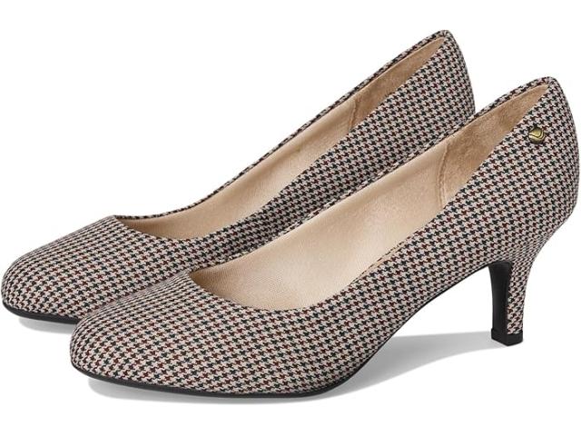 (取寄) ライフストライド レディース パリージ ポンプ シューズ LifeStride women Parigi Pump Shoes Beige Houndstooth