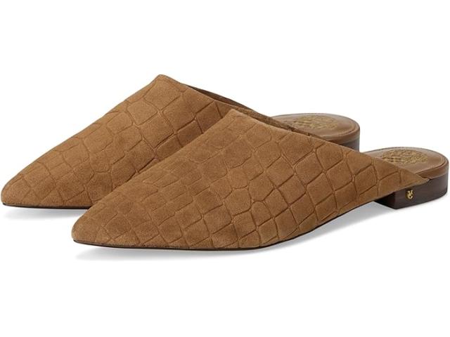 (取寄) ヴィンスカムート レディース アルレット スリップ オン フラッツ ミュール Vince Camuto women Arlette Slip On Flat Mule Fawn