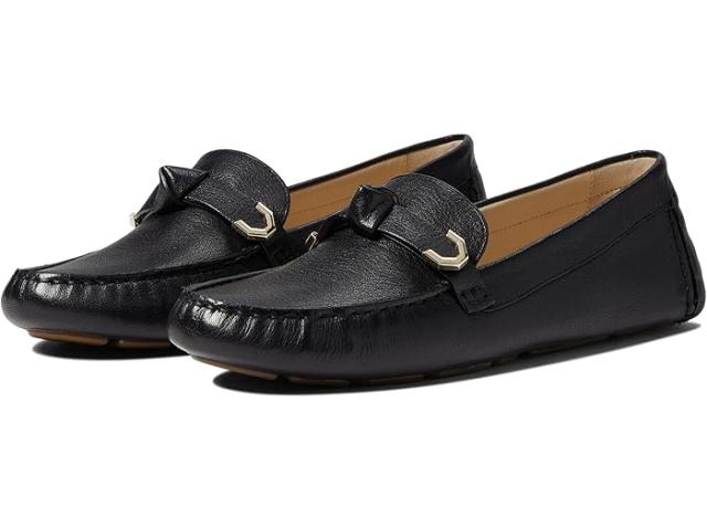 (取寄) コールハーン レディース エブリン ボウ ドライバ Cole Haan women Evelyn Bow D Black Grainy Leather