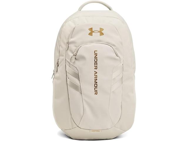 (取寄) アンダーアーマー ハッスル 6.0 プロ バックパック Under Armour Hustle 6.0 Pro Backpack Summit White/llic Gold
