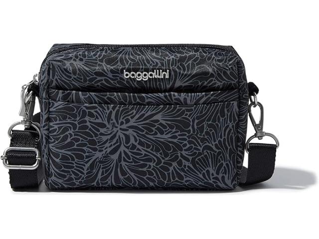 (取寄) バッガリーニ レディース 2イン1 コンバーチブル ベルト バッグ Baggallini women 2-in-1 Convertible Belt Bag Midnight Blossom Print