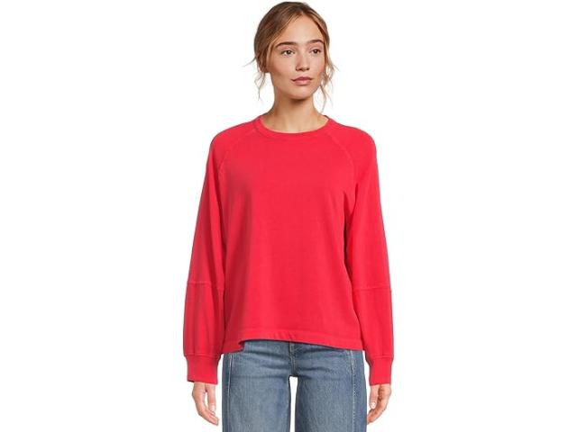 (取寄) メイドウェル レディース ラグラン クルー ネック ティー ヘビー ウェイト Madewell women Madewell Raglan Crew Neck Tee Heavy Weight Jersy Bright Cherry