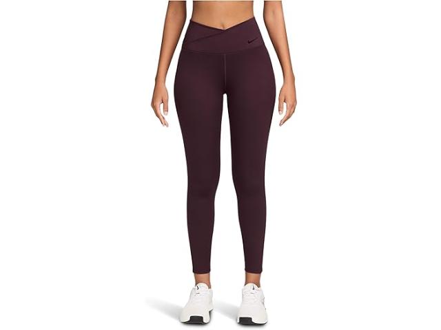 (取寄) ナイキ レディース ドライ-フィット ワン ハイウエスト 7/8 レギングス Nike women Dri-fit One High-waisted 7/8 Leggings Burgundy Crush/Burgundy Ash