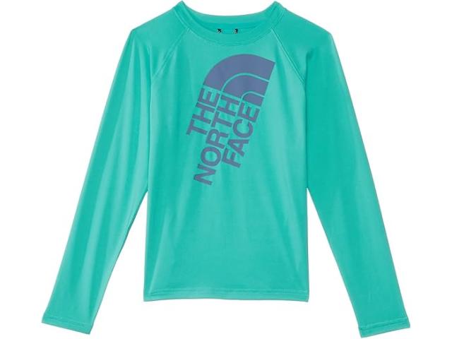 (取寄) ノースフェイス キッズ ボーイズ アンフィビアス ロング スリーブ サン ティー (リトル キッズ/ビッグ キッズ) The North Face Kids boys The North Face Kids Amphibious Long Sleeve Sun Tee (Little Kids/Big Kids) Geyser Aquaの通販は