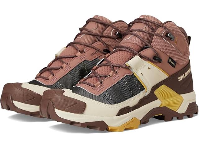 (取寄) サロモン レディース X ウルトラ 5 ミッド GTX Salomon women X Ultra 5 Mid GTX Burlwood/French Roast/Rattan