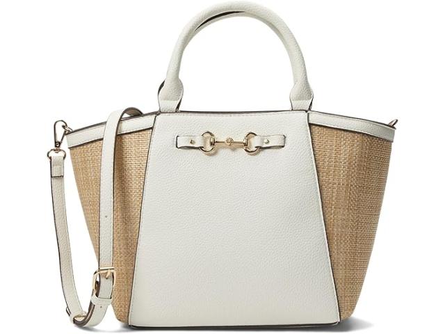 (取寄) アンクライン レディース スモール ストロー トート Anne Klein women Anne Klein Anne Klein Small Straw Tote Anne White/Strawの通販は
