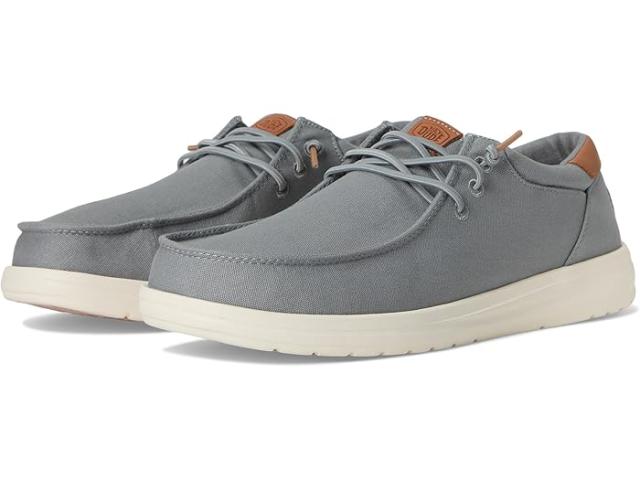 (取寄) ヘイ デュード メンズ ポール キャンバス Hey Dude men Paul Canvas Monument Grey